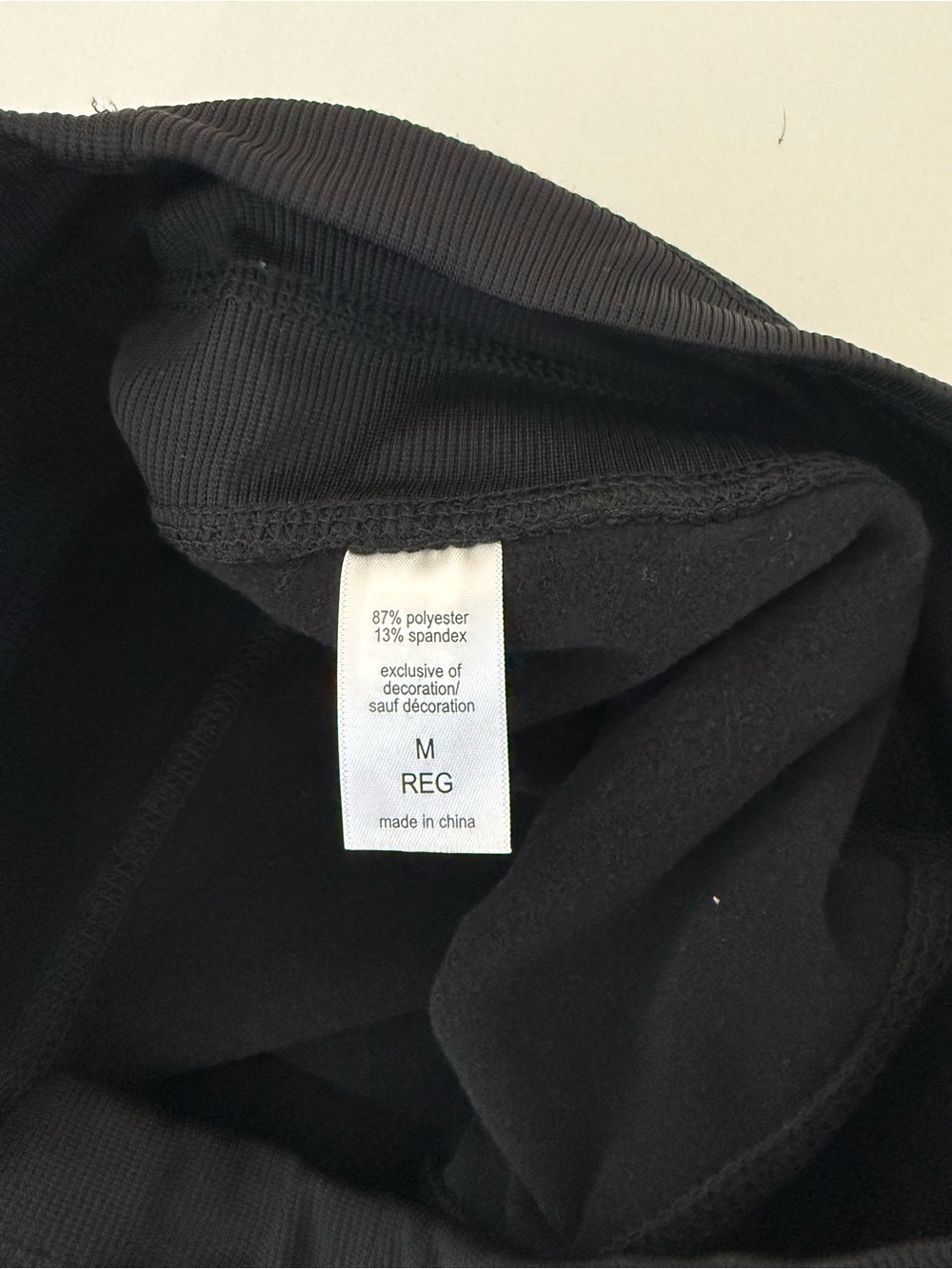 Maurices Black Fleece Lined Leggings High Rise Pocket Drawstring Medium Women’s - Picture 7 of 11